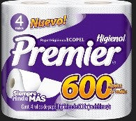 PAPEL HIGIENICO PREMIER 600 HD