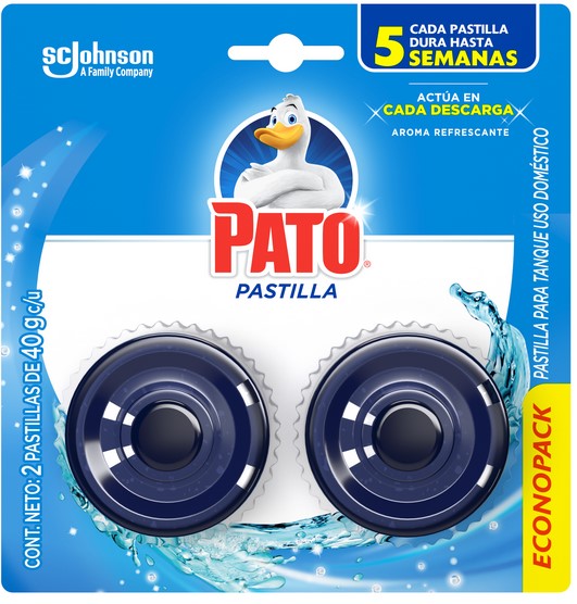 PATO PASTILLA AZUL 2PZ 40G