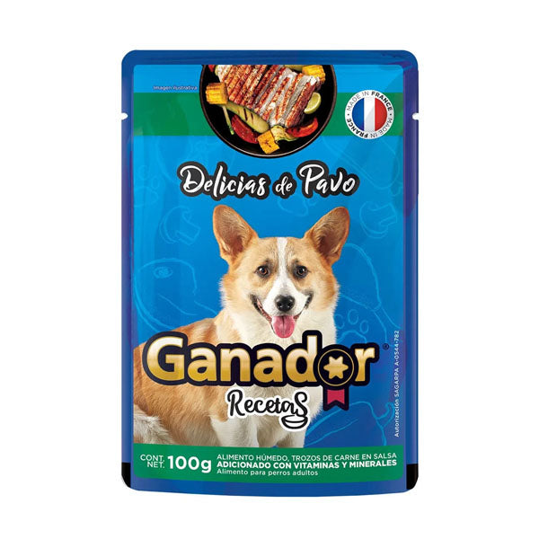 GANADOR DELICIAS PAVO 100G