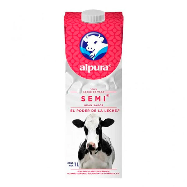 LECHE ALPURA SEMI UHT 1 LT