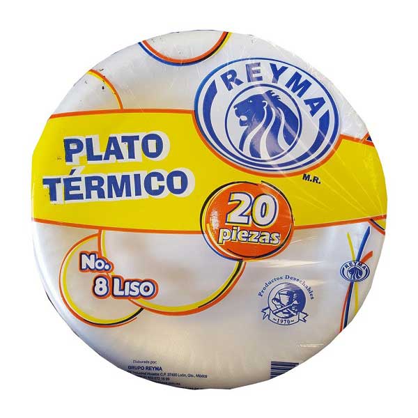 PLATO TERMICO LISO 8 REYMA