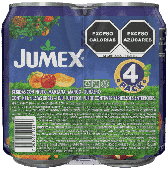 JUMEX LATA  PACK 335ML BEB SUR