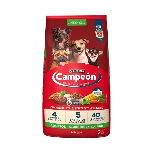 CAMPEÓN ADULTO RAZA PEQ 2KG