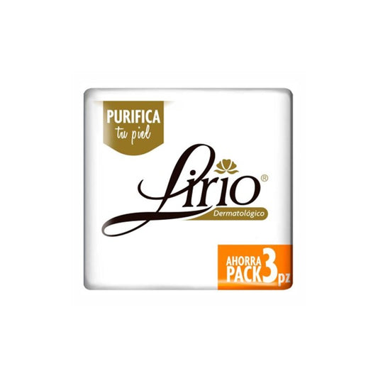 JABON LIRIO DERMA 3PACK 120 G