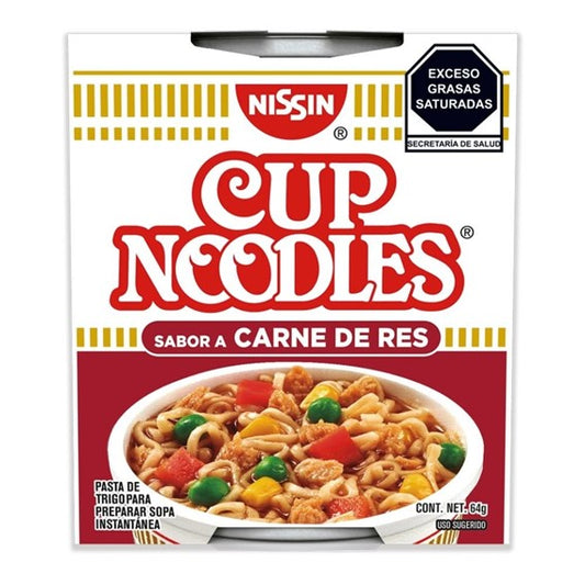 NISSIN SOPA CARNE DE RES 64 GR