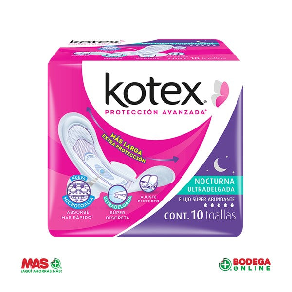 KOTEX NOCTURNA ULTRADELGADA C/