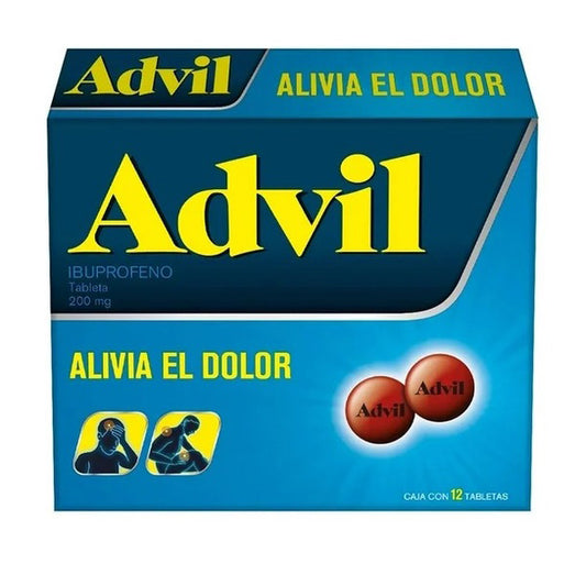 ADVIL 200MG C/12 GRAG