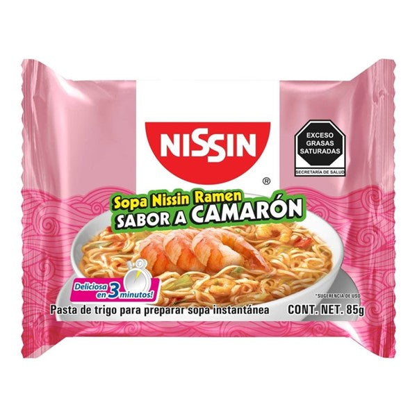 NISSIN SOPA RAMEN CAMARON 85 G